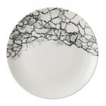 Churchill Kintsugi Accents Quartz Black Evolve Coupe Plate 260mm (12 Pack)