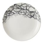 Churchill Kintsugi Accents Quartz Black Evolve Coupe Plate 220mm (12 Pack)