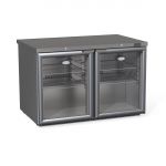 Foster 2 Glass Door 360Ltr Under Counter Fridge HR360G