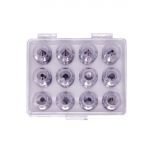 PME Stainless Steel Supatube Piping Nozzles (12 Pack)