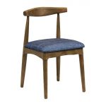 Austin Dining Chair Weather Oak with Helbeck Midnight Seat (2 Pack)
