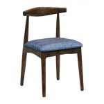 Austin Dining Chair Vintage with Helbeck Midnight Seat (2 Pack)