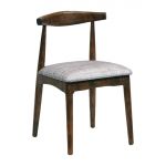 Austin Dining Chair Vintage with Helbeck Charcoal Seat (2 Pack)