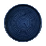 Churchill Stonecast Plume Walled Plates Ultramarine 260mm (6 Pack)
