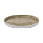 Churchill Stonecast Patina Antique Taupe Walled Plates 220mm (6 Pack)