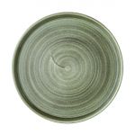 Churchill Stonecast Patina Walled Plates Green 220mm (6 Pack)