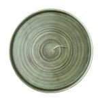Churchill Stonecast Patina Walled Plates Green 260mm (6 Pack)