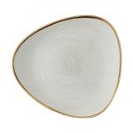 Churchill Stonecast Raw Lotus Plates Grey 228mm (12 Pack)