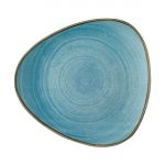 Churchill Stonecast Raw Lotus Plates Teal 228mm (12 Pack)