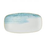 Churchill Homespun Accents Aquamarine Oblong Plates 352X187mm (6 pack)