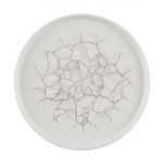 Churchill Studio Prints Kintsugi Agate Walled Plates Grey 260mm (6 Pack)