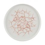 Churchill Studio Prints Kintsugi Walled Plates Coral 260mm (6 pack)