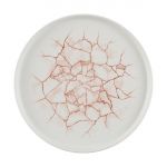 Churchill Studio Prints Kintsugi Walled Plates Coral 260mm (Pack of 6)