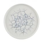 Churchill Studio Prints Kintsugi Pearl Walled Plates Grey 260mm (Pack of 6)