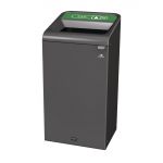 Rubbermaid Configure Container with Glass Recycling Label Green