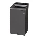 Rubbermaid Configure Container with Landfill Label Black