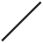 Fiesta Compostable Paper Cocktail Stirrer Straws Black (250 Pack)