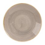 Churchill Stonecast Deep Coupe Plates Grey 255mm (Pack of 12)