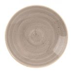 Churchill Stonecast Deep Coupe Plates Grey 225mm (Pack of 12)