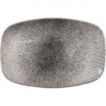 Churchill Studio Prints Raku Rectangular Plate Quartz Black 237mm (12 Pack)
