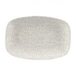 Churchill Breccia Oblong Chef Plate Agate Grey 157 x 237mm (12 Pack)