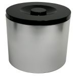 Beaumont Plastic Ice Bucket Foil Wrapped 6Ltr