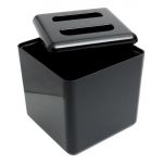 Beaumont Insulated Square Ice Bucket Black