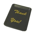 Beaumont Thank You Tip Tray Black