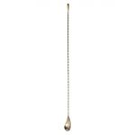 Beaumont Collinson Antique Brass Plated Spoon 450mm