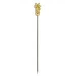 Beaumont Pineapple Garnish Pick Gold Plated (Pack of 10)