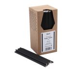 Beaumont 6mm Bore Paper Straw Black (Pack of 250)