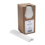 Beaumont 6mm Bore Paper Straw White (Pack of 250)