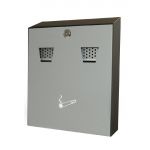 Beaumont Powder Coated Wall Mounted Ash Bin