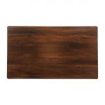 Rectangular Laminate Table Top Walnut 1200x700mm