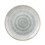 Churchill Studio Prints Homespun Stone Grey Coupe Plate 288mm (12 Pack)