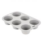 Vogue Flexible Silicone Muffin Pan 6 Cup