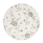 Churchill Vintage Prints Rose Chintz Profile Plates Grey 170mm (6 Pack)