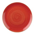 Churchill Stonecast Round Coupe Plates Berry Red 165mm (Pack of 12)