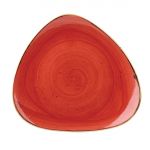 Churchill Stonecast Triangle Plates Berry Red 192mm (12 Pack)