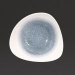 Churchill Studio Prints Raku Trace Triangular Bowl Topaz Blue (12 Pack)