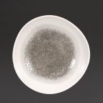 Churchill Studio Prints Raku Trace Round Bowl Quartz Black 253mm (Pack of 12)