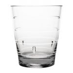 Olympia Kristallon Polycarbonate Ringed Tumbler Clear 285ml (Pack of 6)