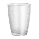 Olympia Kristallon Polycarbonate Tumbler Pebbled Clear 275ml (Pack of 6)