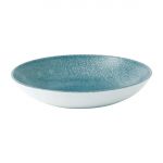 Churchill Studio Prints Raku Round Coupe Bowl Topaz Blue 182mm (Pack of 12)