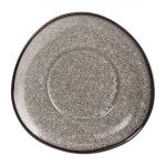 Olympia Mineral Triangular Cappuccino Saucer Grey Stone 150mm (6 pack)