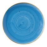 Churchill Stonecast Round Coupe Plates Cornflower Blue 217mm (Pack of 12)