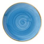 Churchill Stonecast Round Coupe Plates Cornflower Blue 165mm (Pack of 12)