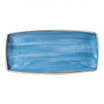 Churchill Stonecast Rectangular Plate Cornflower Blue 295 x 150mm (Pack of 12)