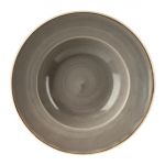 Churchill Stonecast Round Wide Rim Bowl Peppercorn Grey 277mm (Pack of 12)