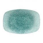 Churchill Raku Oblong Chef Plates Jade Green 157 x 237mm (Pack of 12)